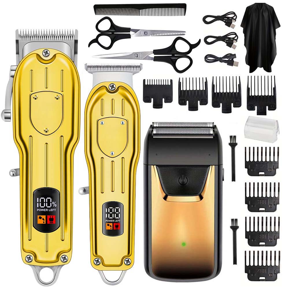 Electric Shaver Rotary - LCD Ekranlı Profesyonel Saç Kesme Makinesi