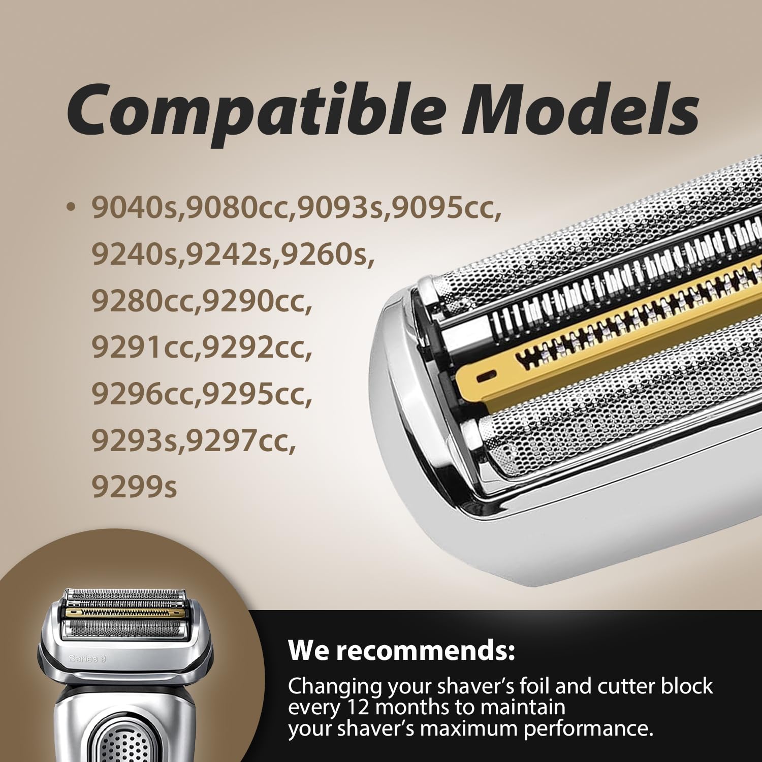 Yeni 92S Yedek Folyo Başlık, B - Electric Shaver Rotary incelemesi ve fiyatı
