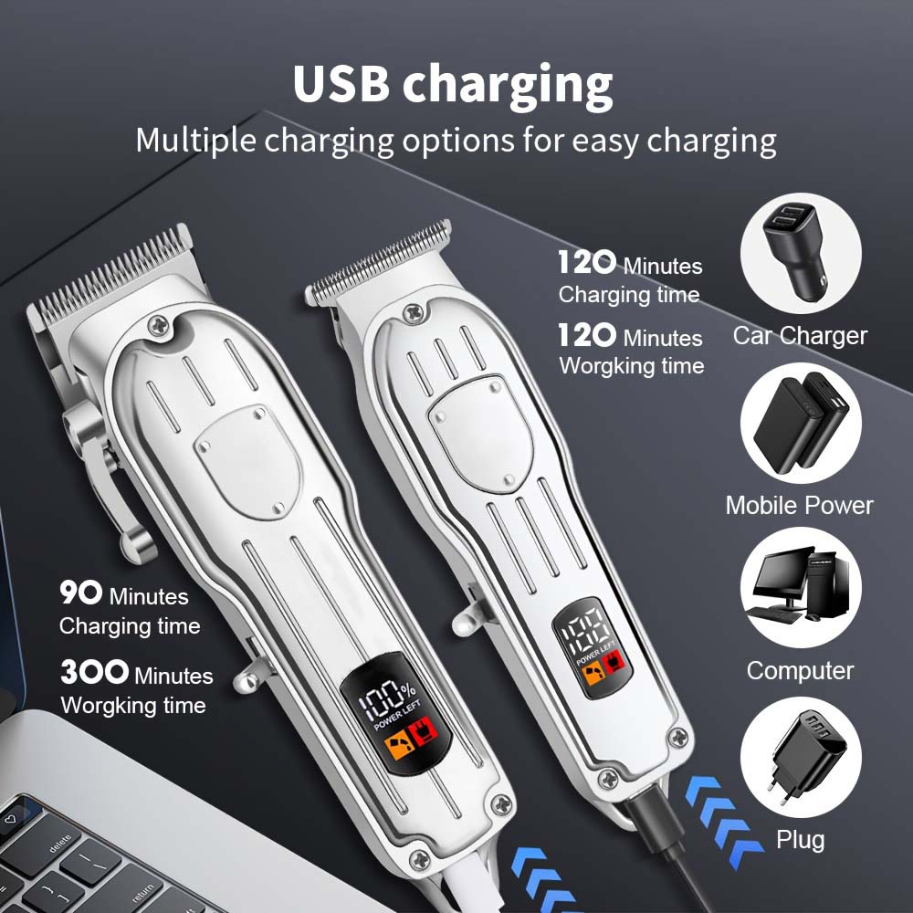 LCD Ekranlı Profesyonel Saç Ke - Electric Shaver Rotary incelemesi ve fiyatı