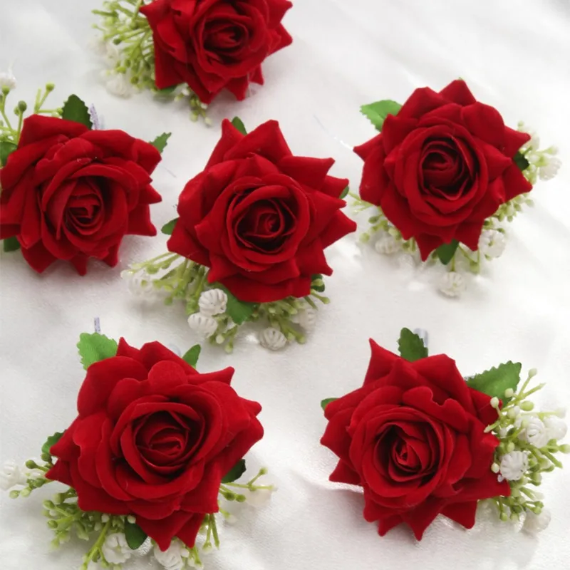 6 adet/takım Yaka Çiceği Erkek - Men'S Grooming For Wedding incelemesi ve fiyatı