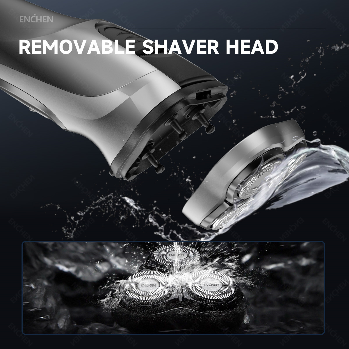 ENCHEN Blackstone'nun Yedek El - Electric Shaver Rotary incelemesi ve fiyatı